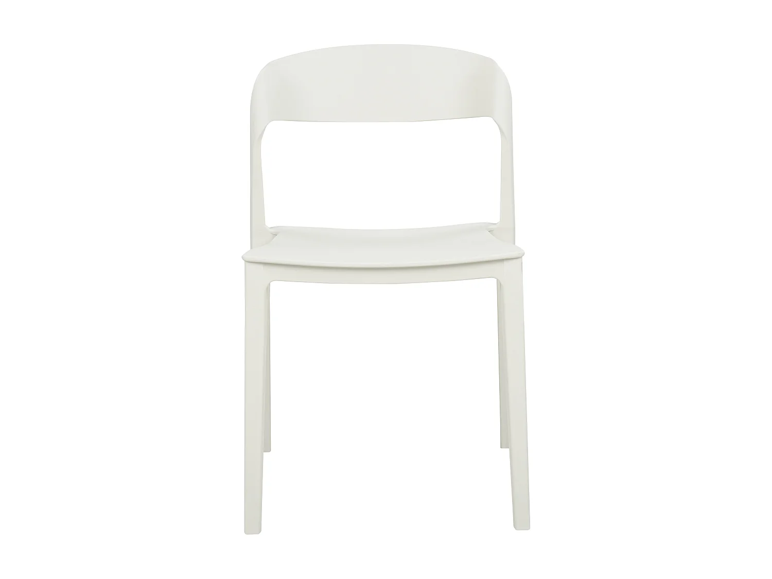 Zestaw 2 krzeseł do jadalni SOMERS Biały