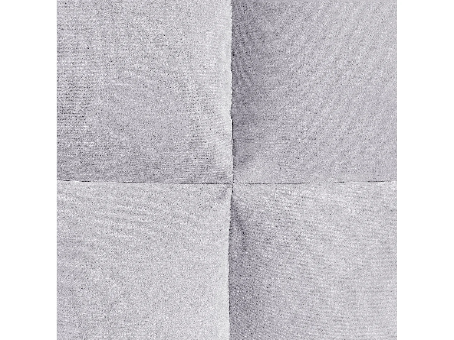 Chaise longue derecho LORMONT Terciopelo Gris claro