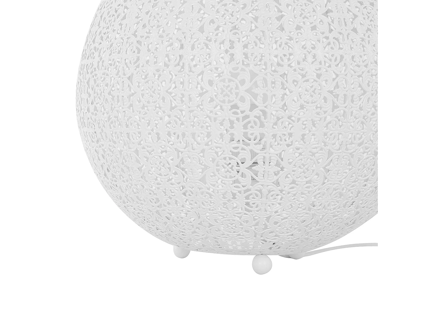 Lampe à poser FINKE Métal Blanc