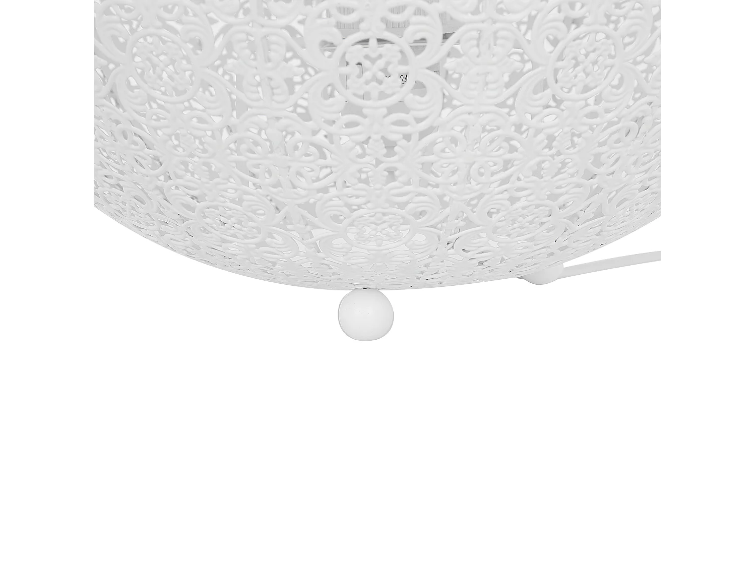 Lampe à poser FINKE Métal Blanc