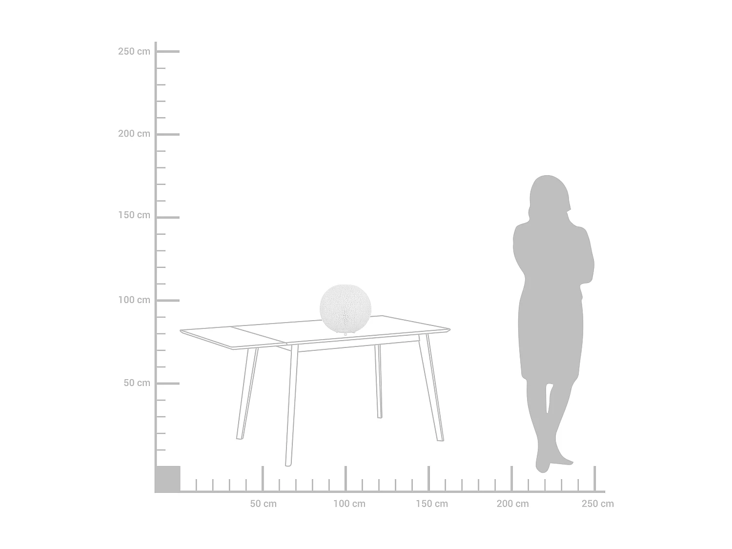 Tafellamp FINKE Metaal Wit