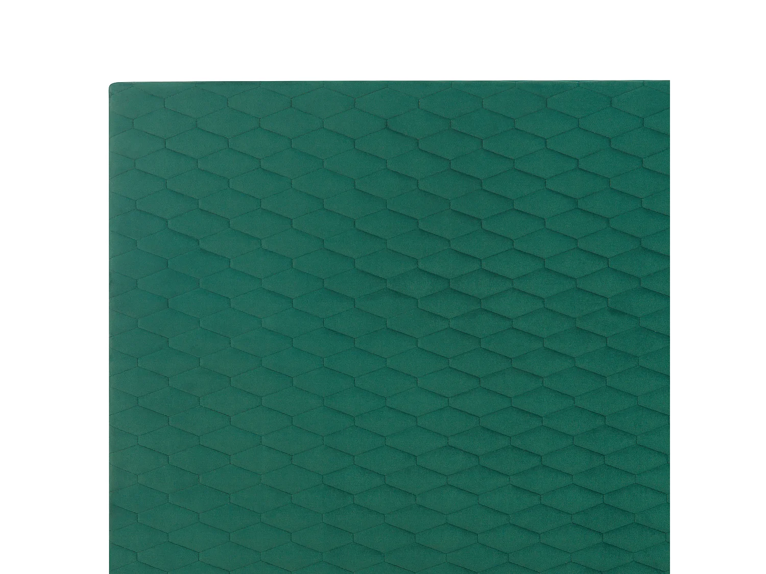 Lit avec sommier Velours BAYONNE 180 x 200 cm Vert
