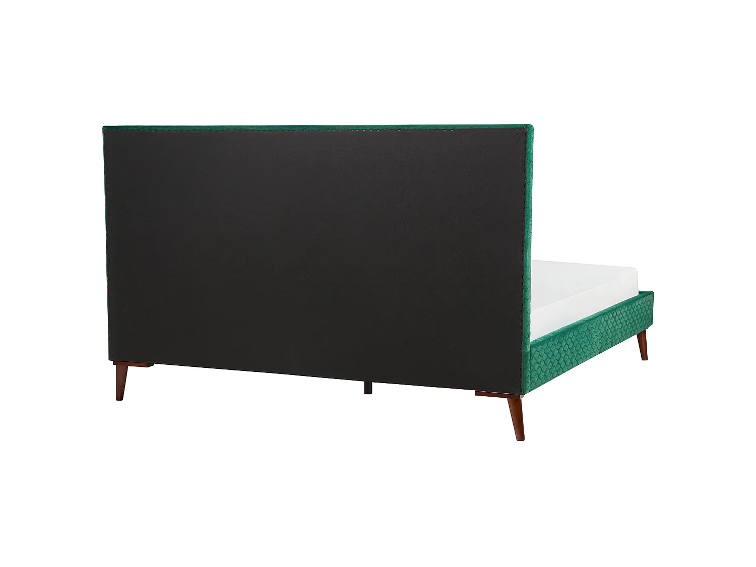 Säng med lamellram Sammet BAYONNE 180 x 200 cm Grön