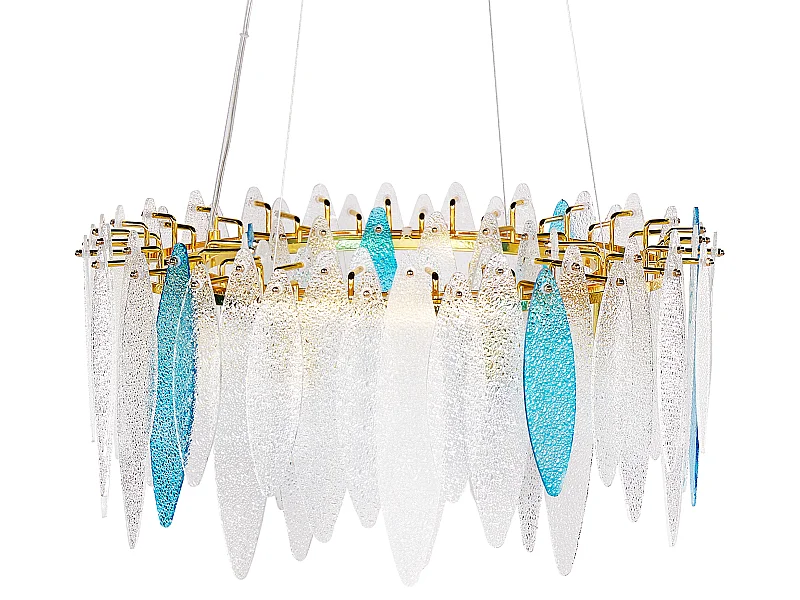 Lustre MALACCA Verre Multicolore