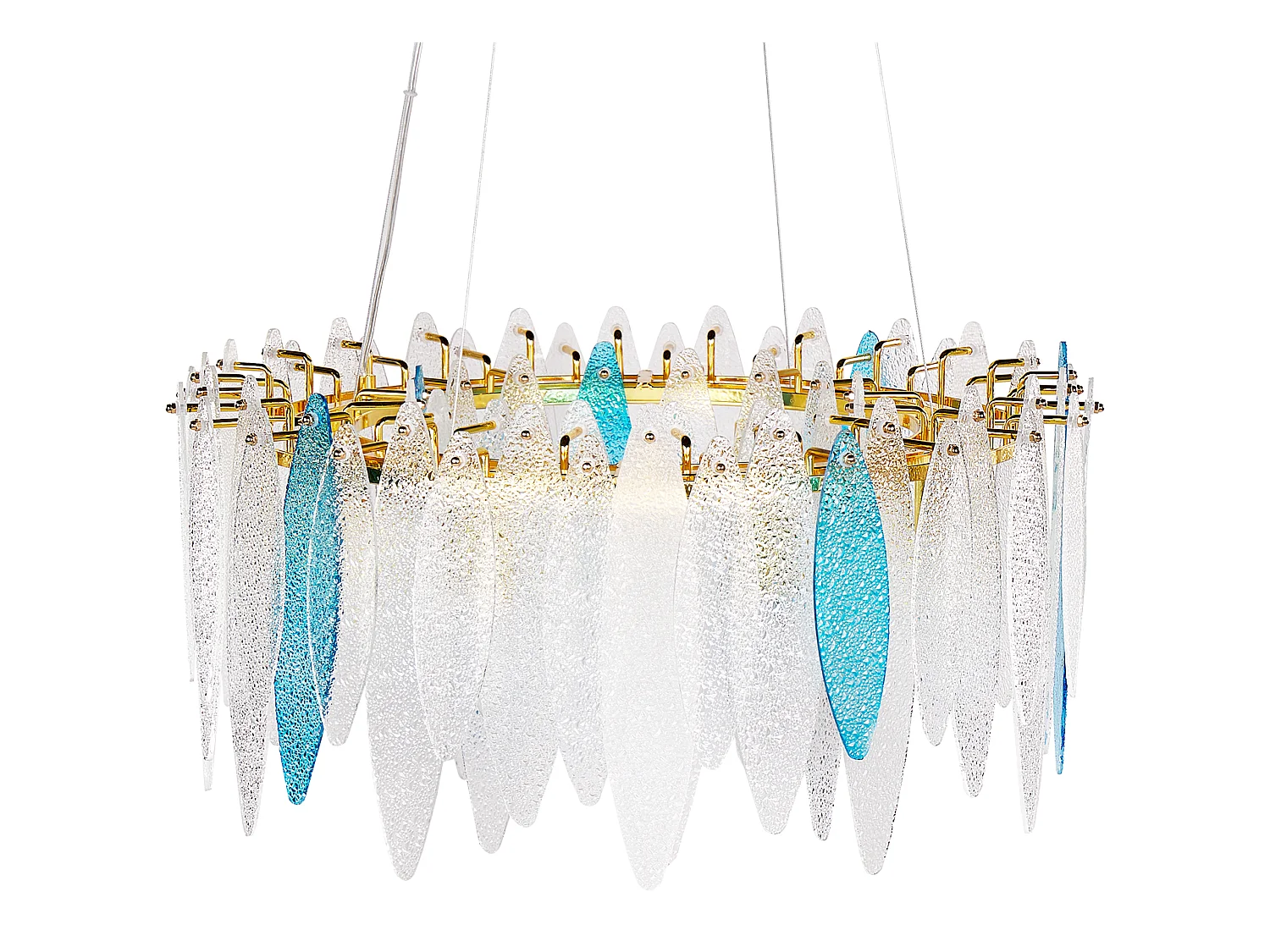 Lustre MALACCA Verre Multicolore