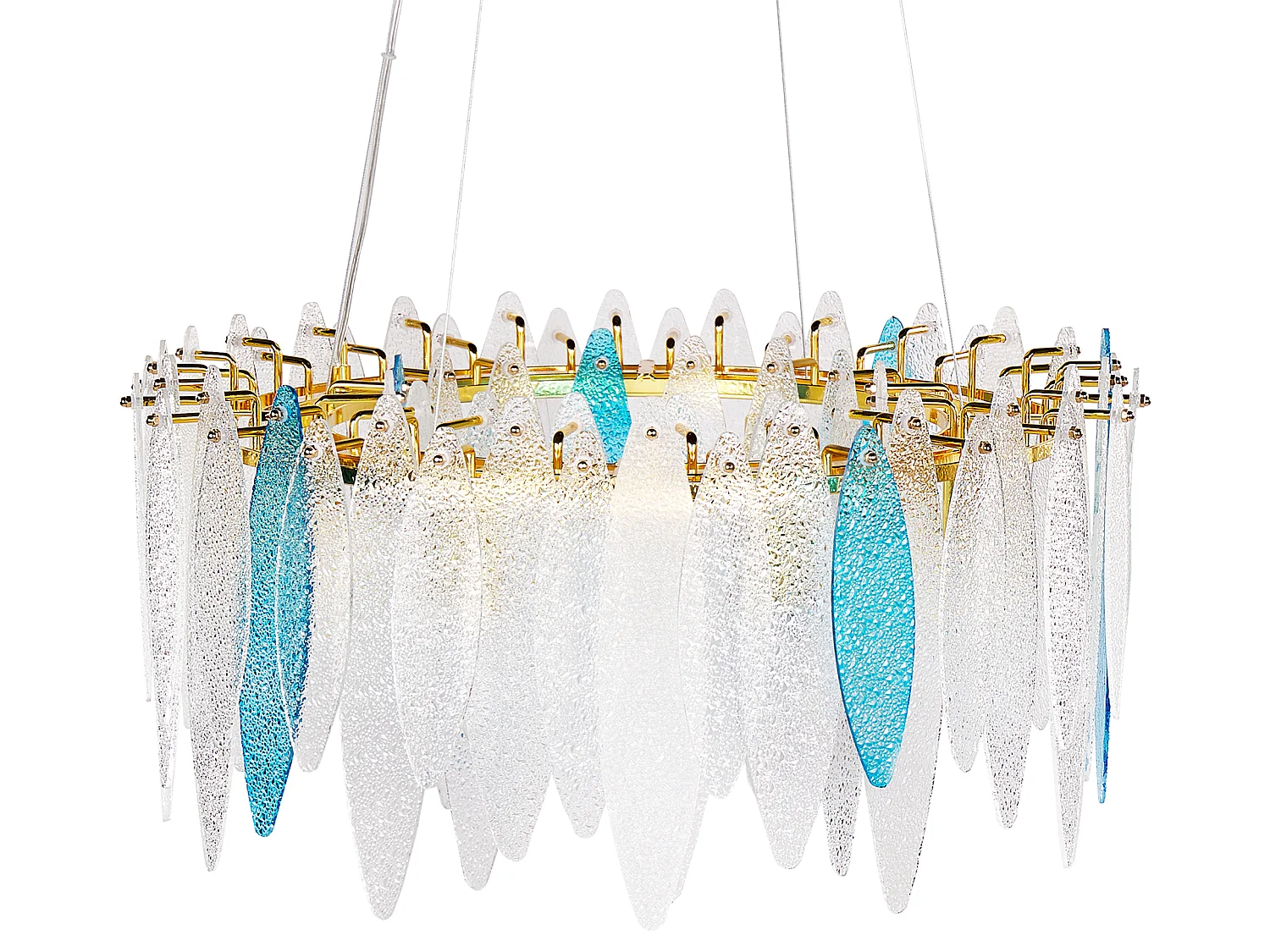 Kroonluchter MALACCA Glas Multicolor