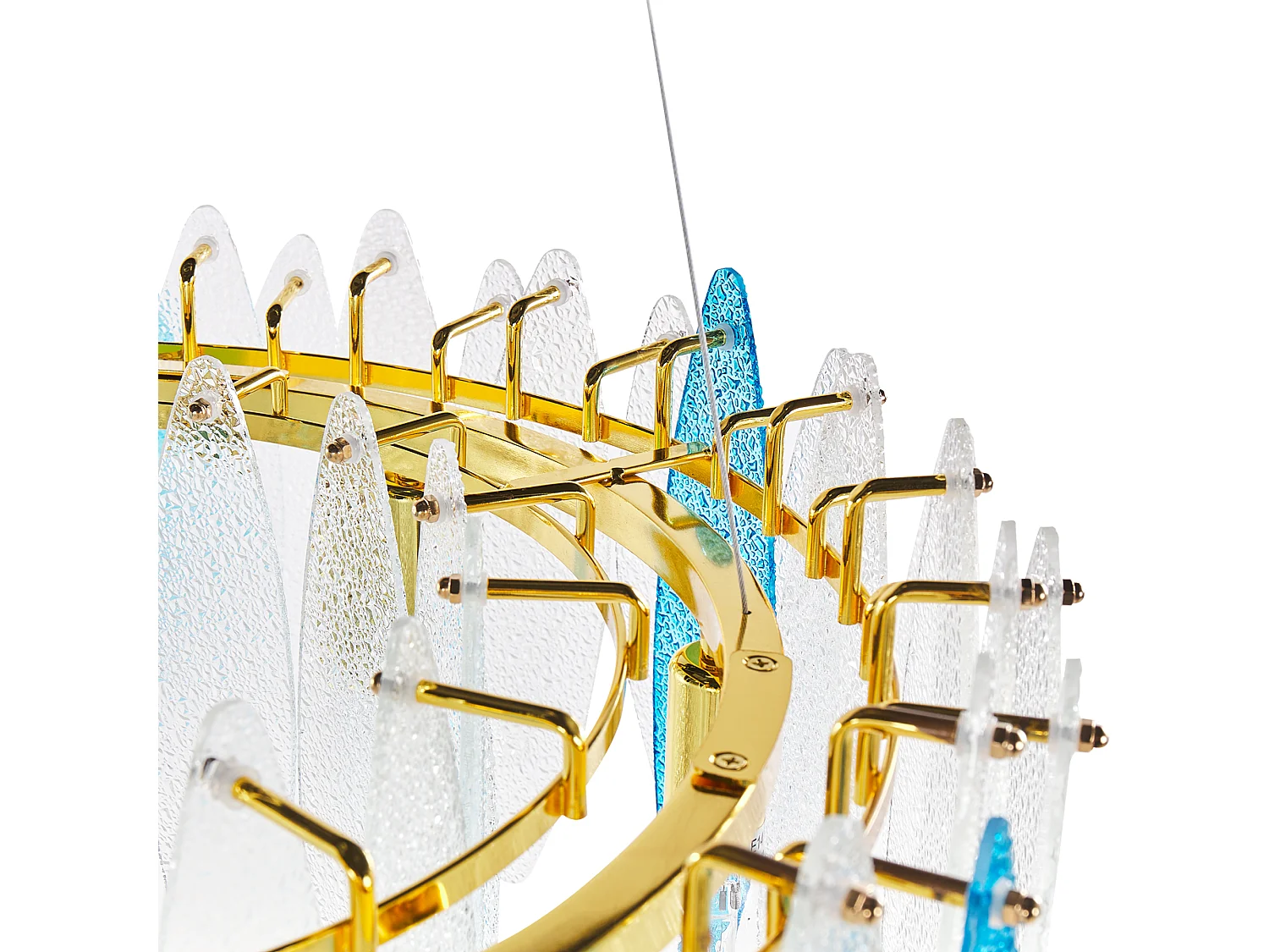 Kroonluchter MALACCA Glas Multicolor