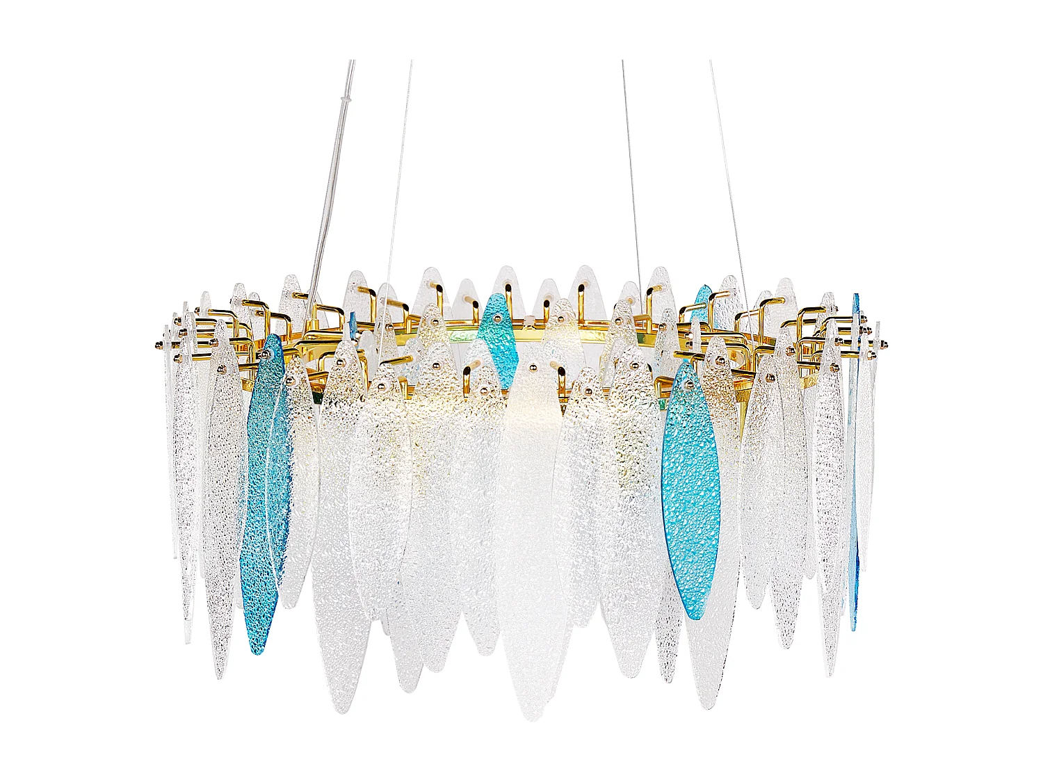 Lustre MALACCA Verre Multicolore