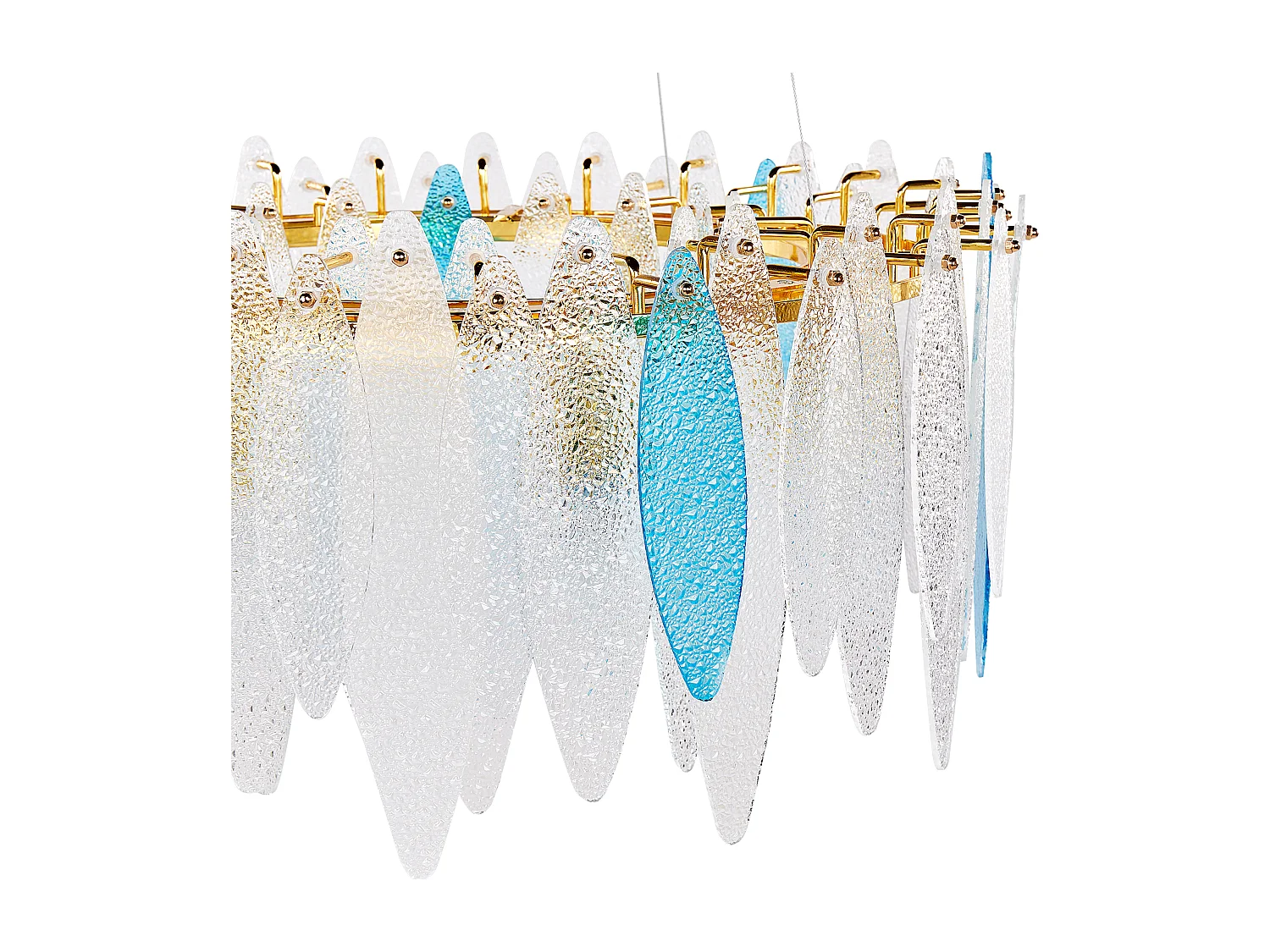 Lustre MALACCA Verre Multicolore