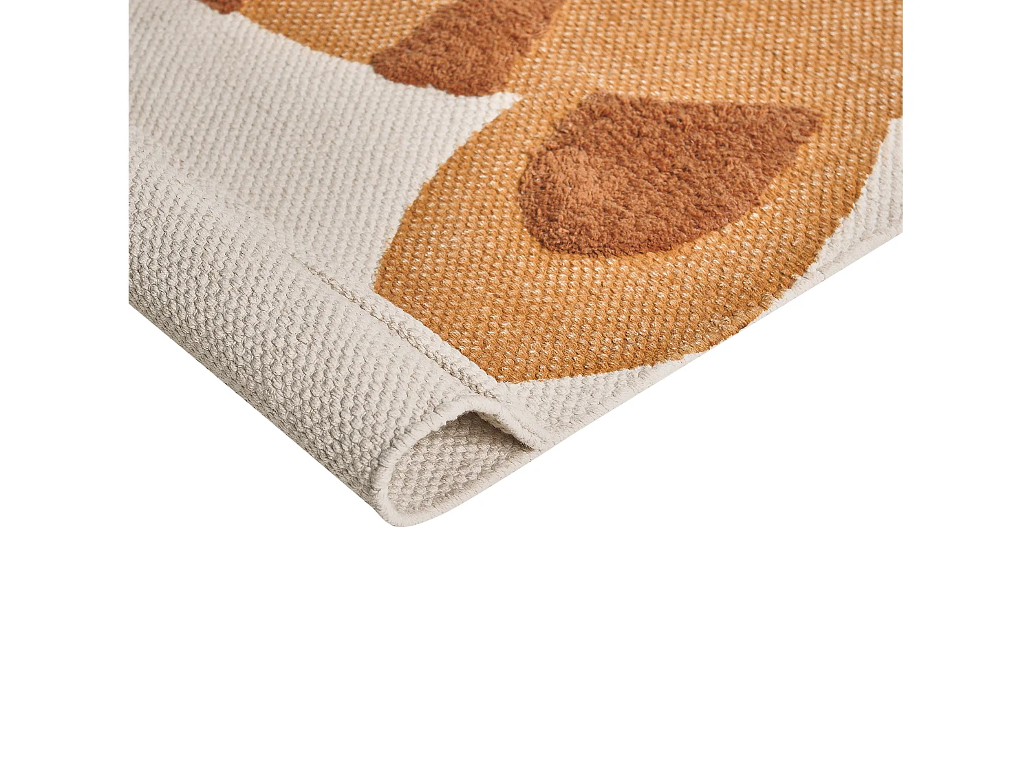 Kinderzimmer Teppich aus Baumwolle mit Tigerdruck 80 x 150 cm mehrfarbig Spielzimmer Sigli