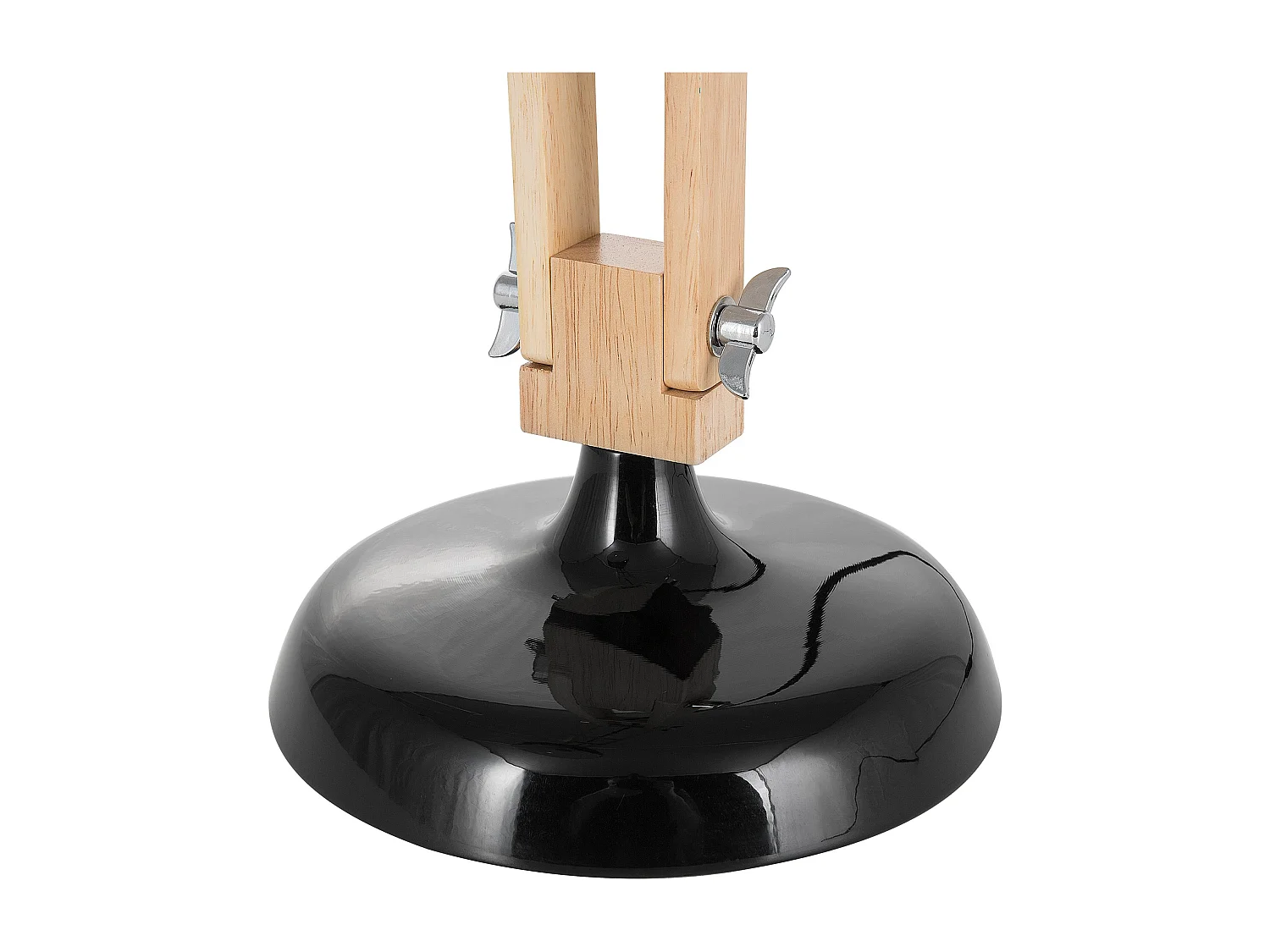 Lampada da scrivania SALADO Regolabile Legno Nero