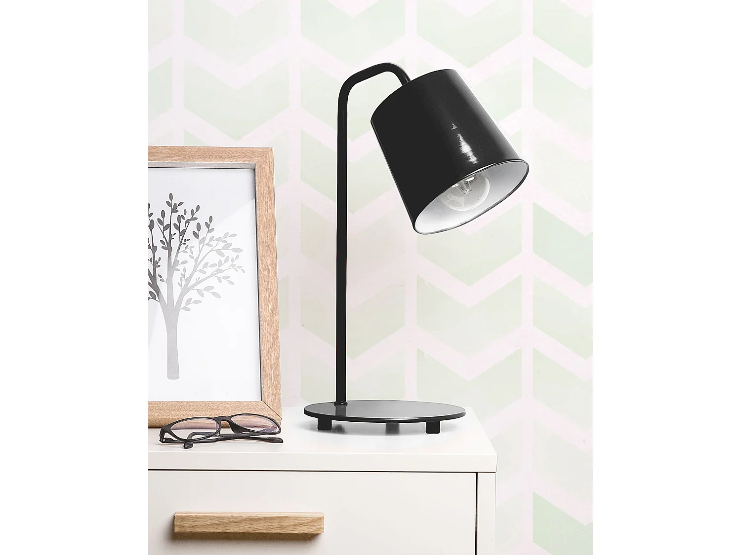 Lampe de bureau TARIM Métal Noir