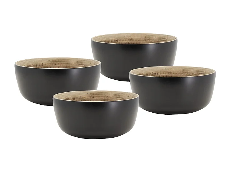 Corbeille en bambou Lot de 4