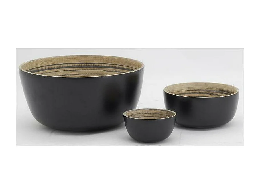 Corbeille en bambou Lot de 4