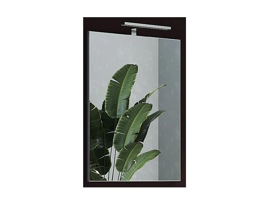 Miroir design KUBRICK – 60x75 cm avec LED – Blanc brillant