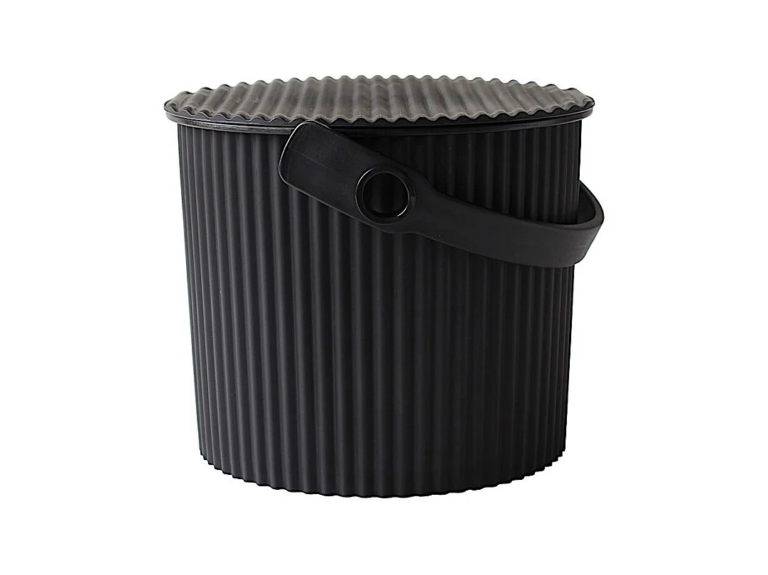 Secchio portaoggetti da 4 litri nero