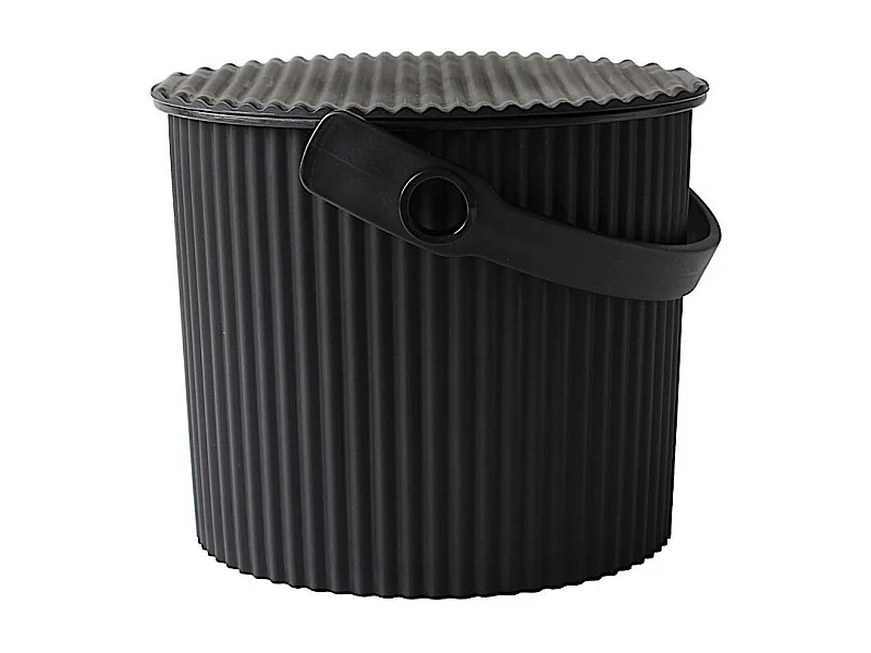 Secchio portaoggetti da 4 litri nero