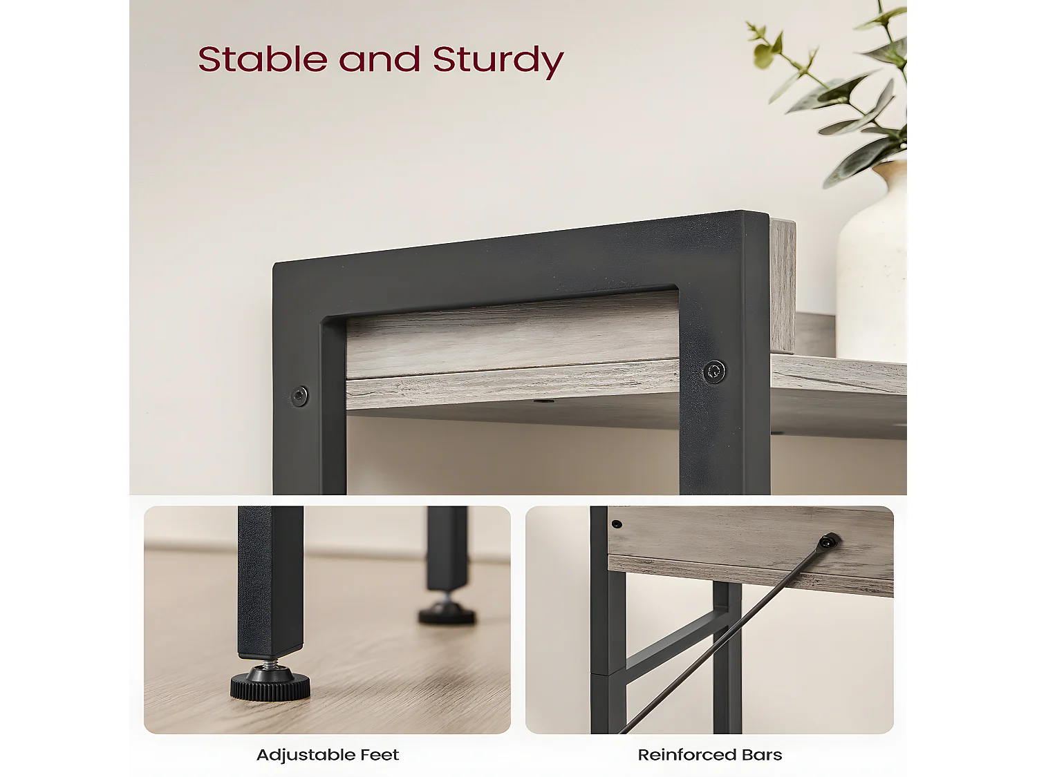 Scaffale ponte WC con 3 ripiani - L63 cm