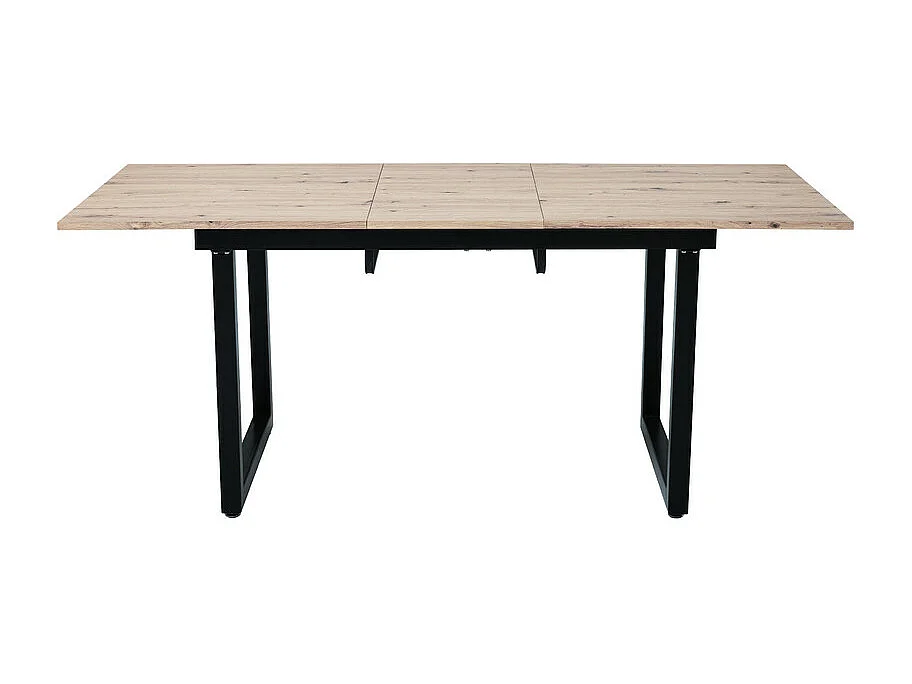 Table à manger extensible multifonctionnelle en acier - style industriel - Naturel