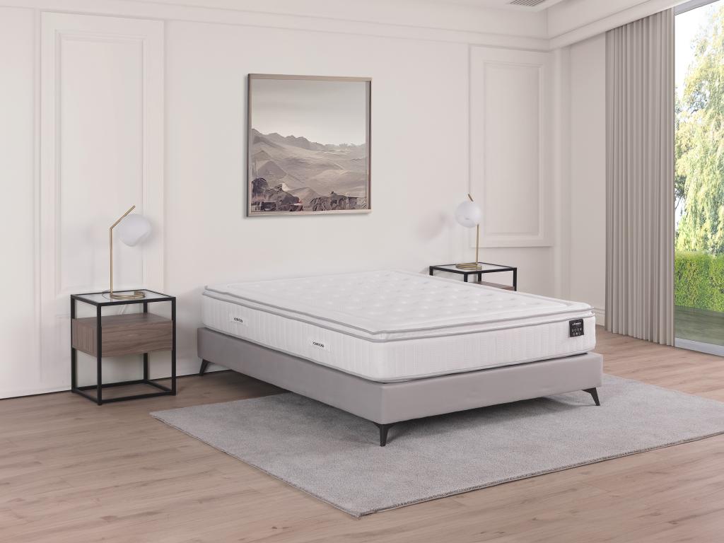Matratze - 160 x 200 cm - Hybridmatratze - Taschenfederkern - 5 Zonen, Memo günstig online kaufen
