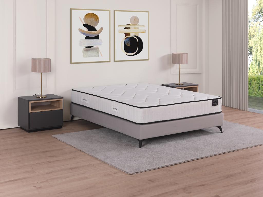 Matratze - 160 x 200 cm - Hybridmatratze - Taschenfederkern - 5 Zonen & Mem günstig online kaufen