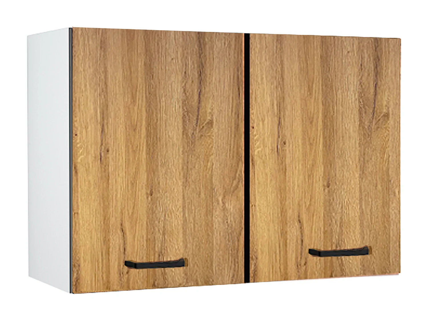 Komplet køkken - Med arbejdsbord 180 cm - Naturligt og Sort - TRATTORIA