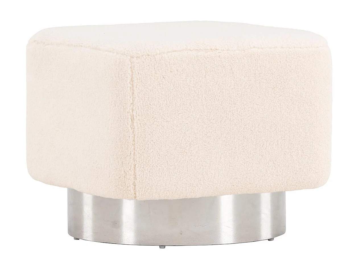 Newton poef offwhite.