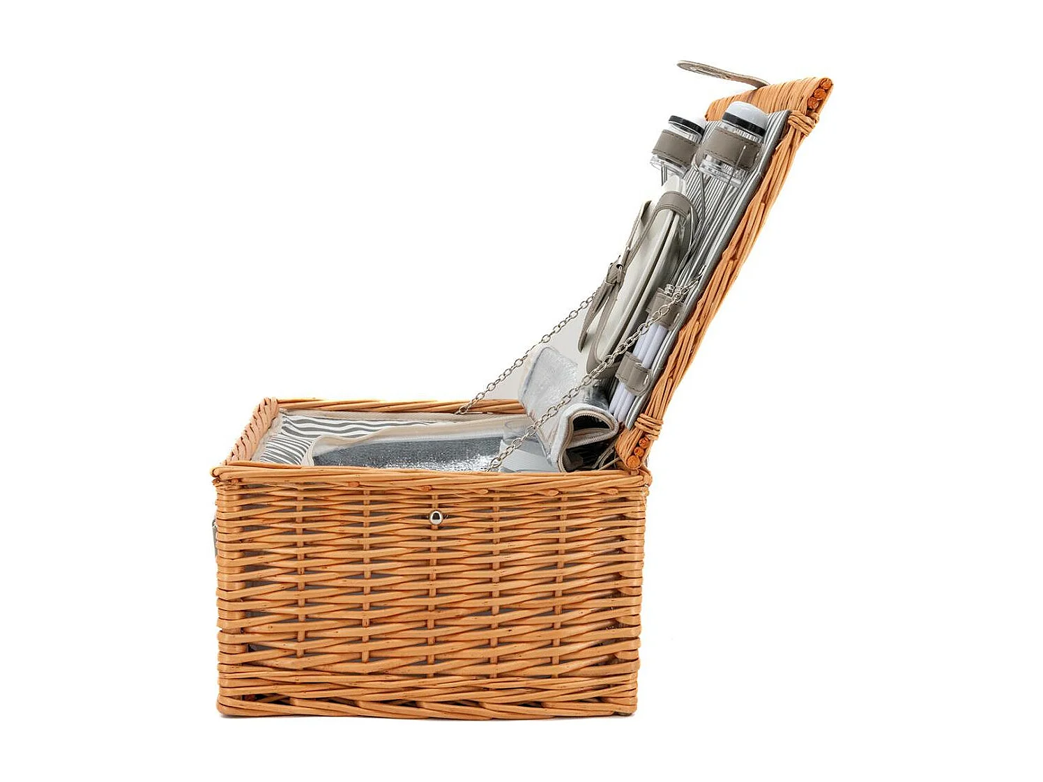 Valise pique-nique isotherme en osier