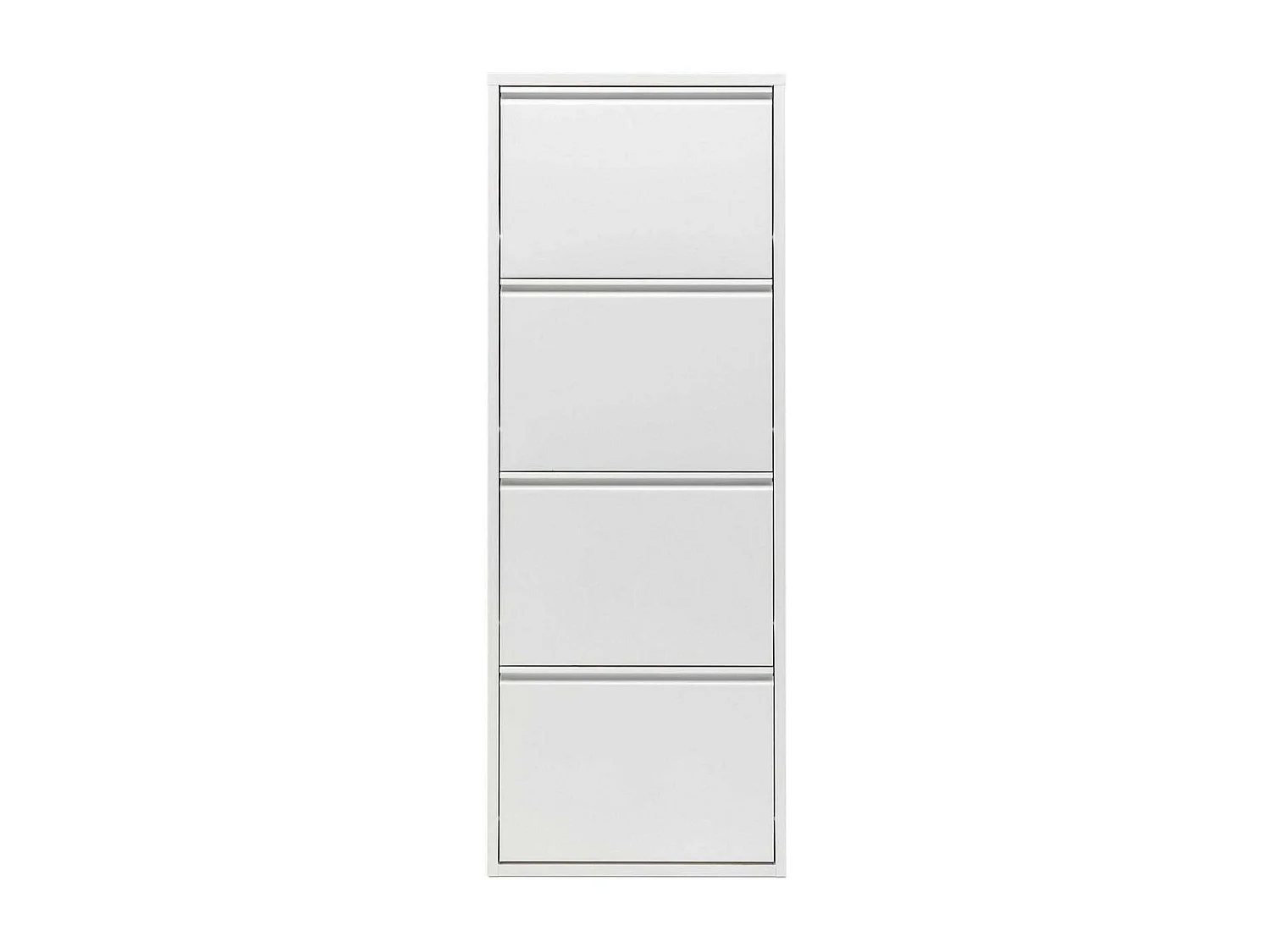 Meuble à chaussures en métal blanc Cabinet