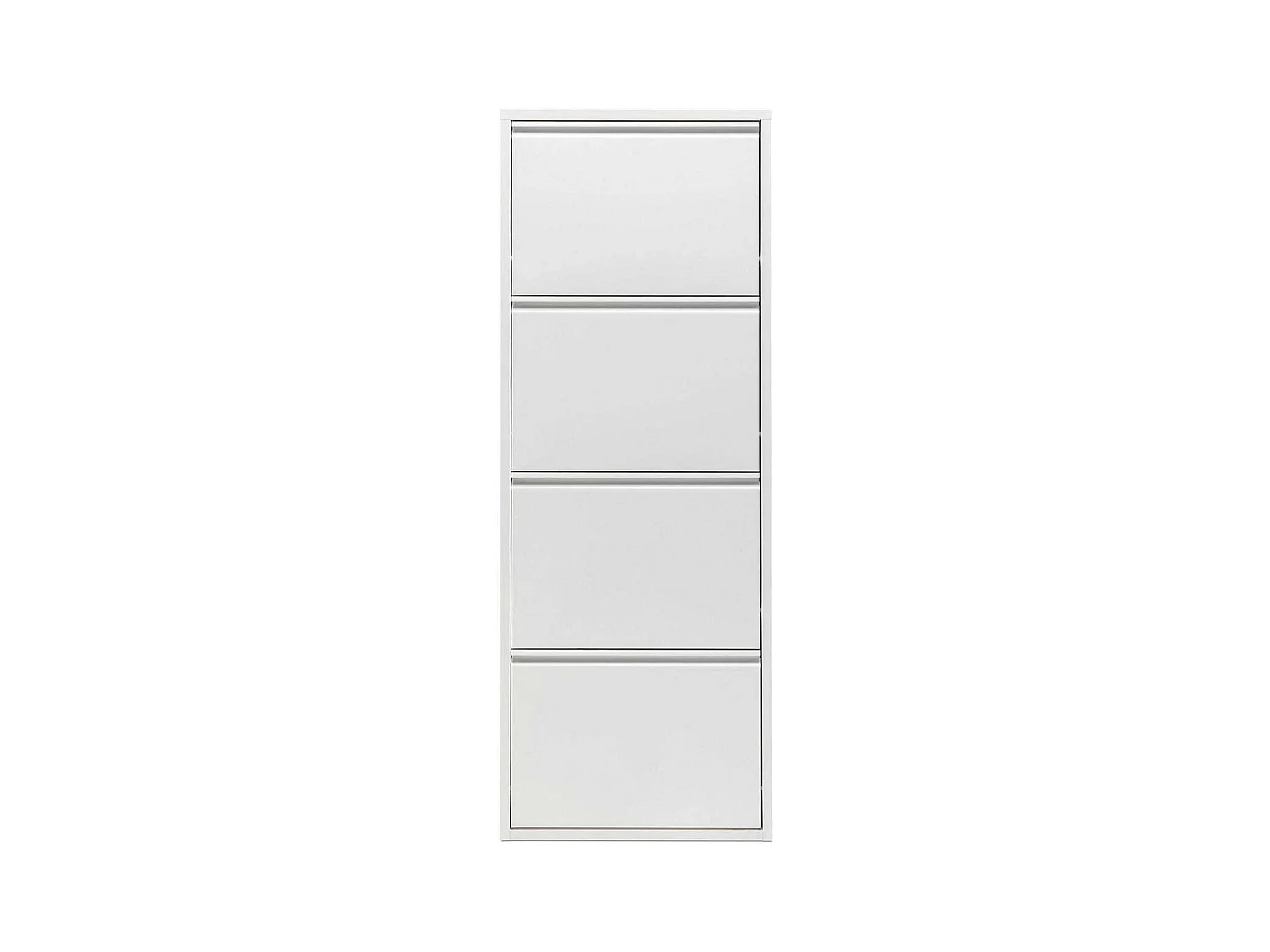Meuble à chaussures en métal blanc Cabinet