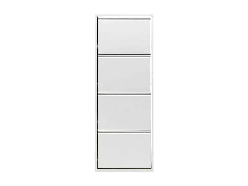 Meuble à chaussures en métal blanc Cabinet