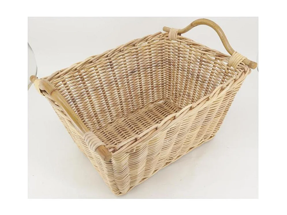 Corbeille à linge en rotin naturel
