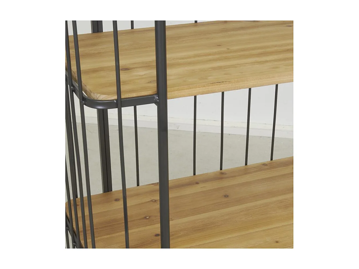 Étagère style industriel sur roulettes 4 Niveaux