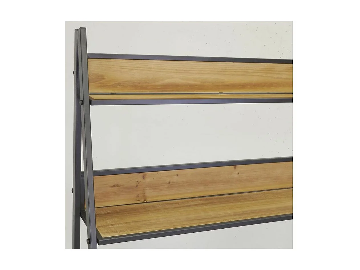 Étagère bureau en bois et métal