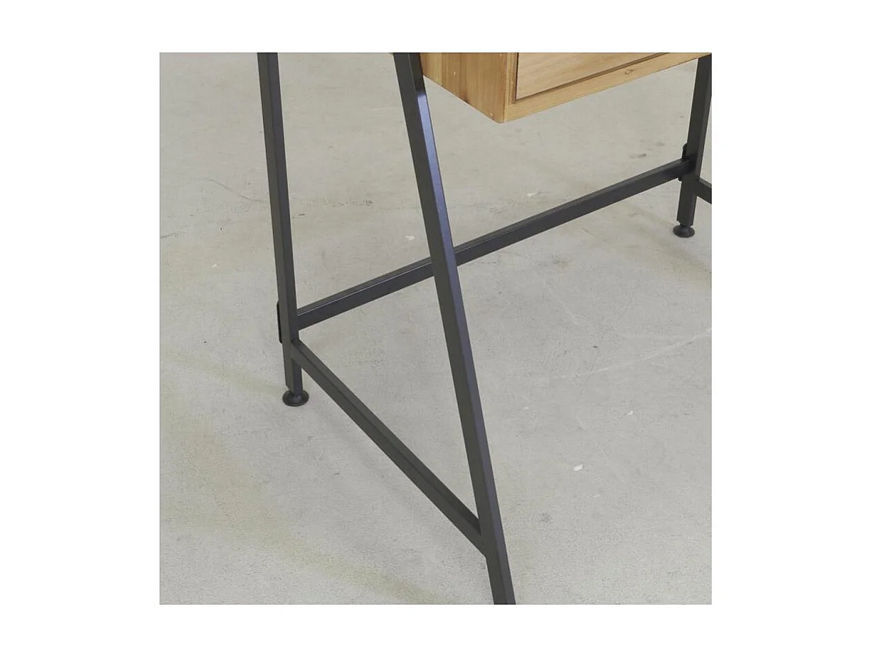 Étagère bureau en bois et métal