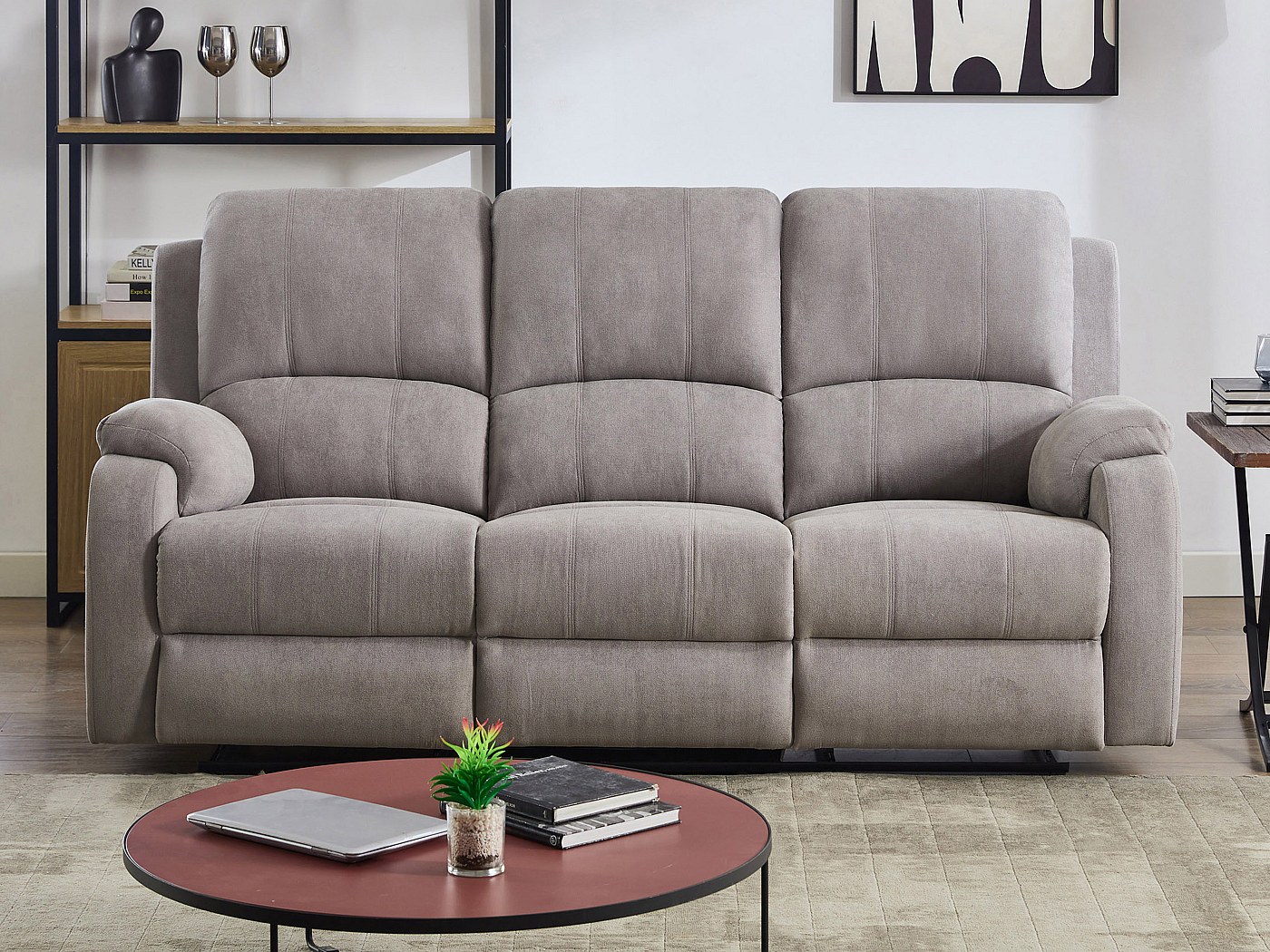 Linen Market Modello Lm 4 Pezzi Set Di Fogli, Microfibra, Grigio