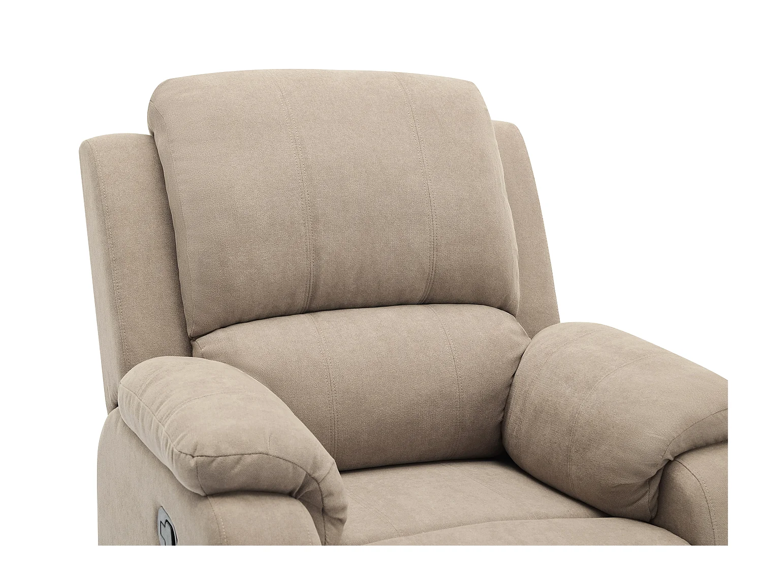 BRODY afslapningsstol i taupe mikrofiber