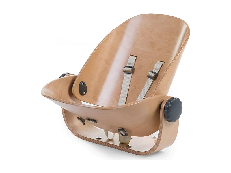 Siège de chaise haute Evolu Newborn Bois Naturel Anthracite