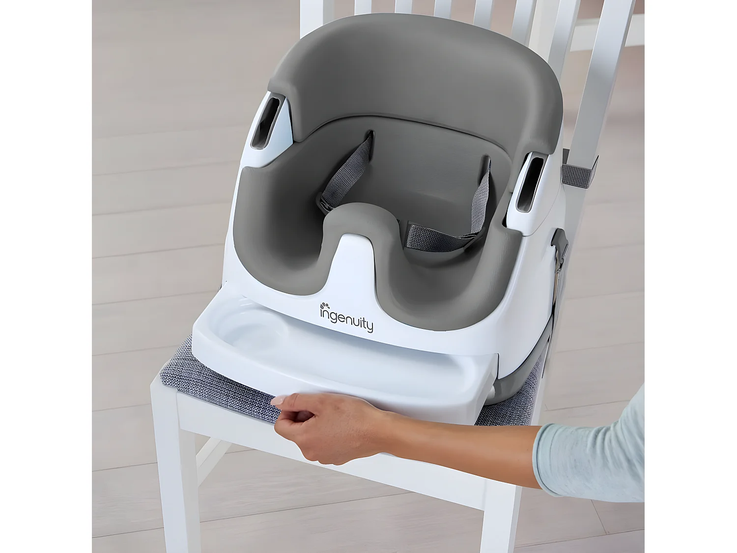 Siège d'appoint pour bébé 2 en 1 Baby Base Ardoise