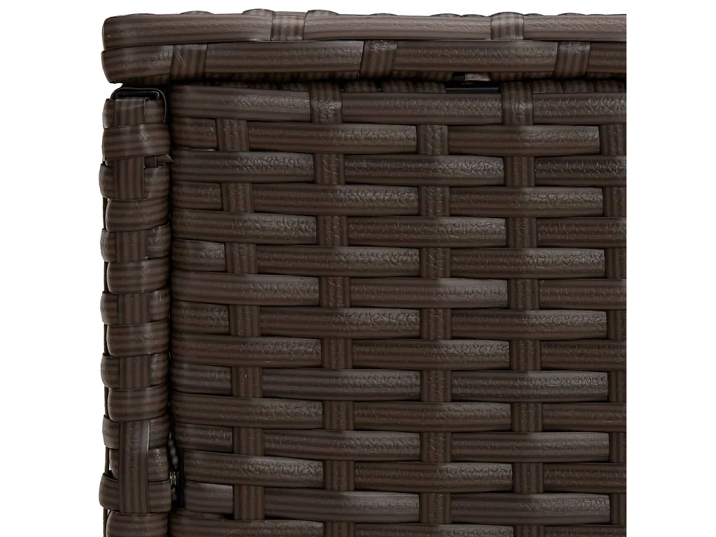 Beistelltische 3 Stk. Braun Poly Rattan