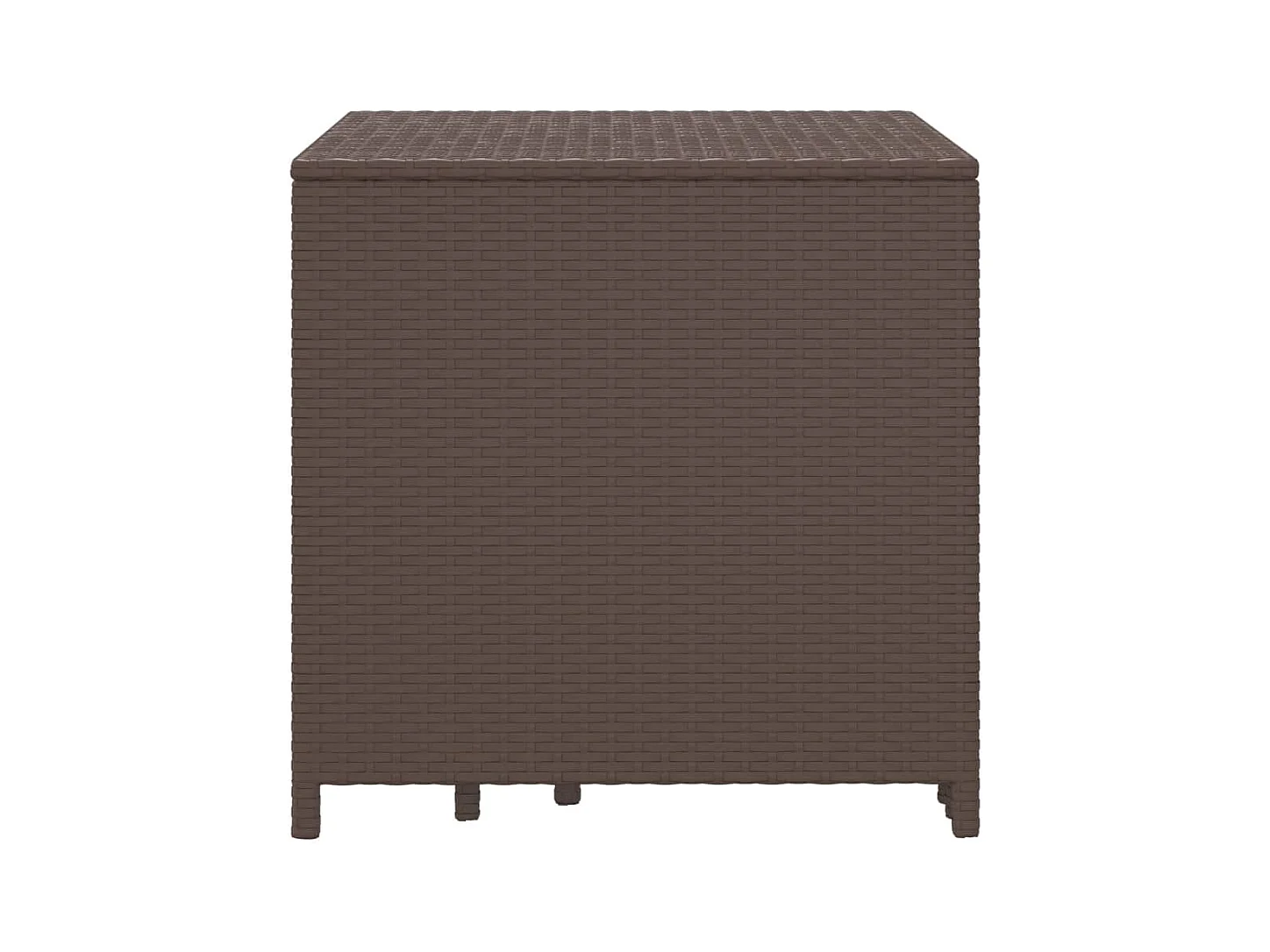 Tafeltjesset 3 st poly rattan bruin