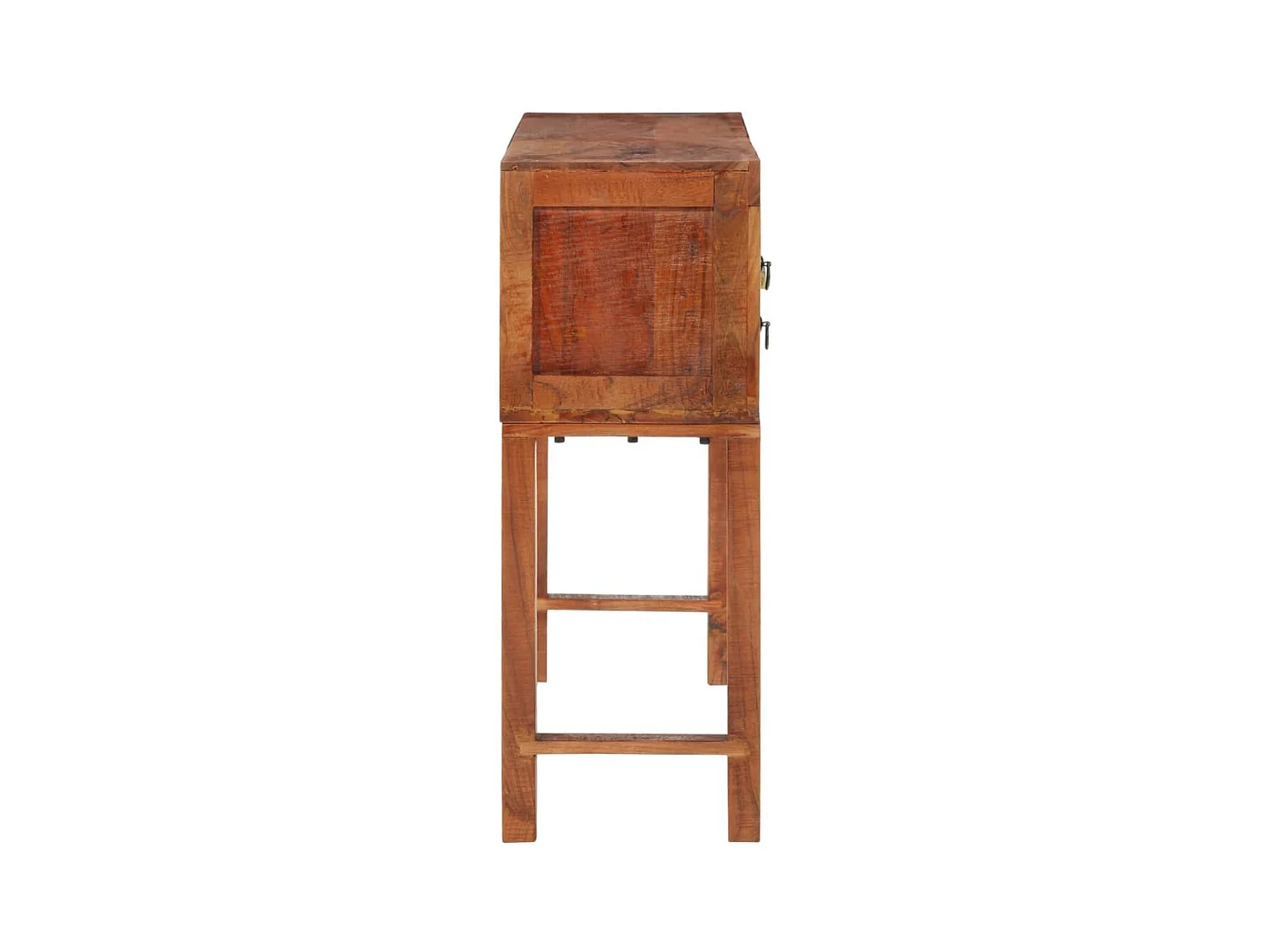 Table console 120x32x80 cm bois massif d'acacia