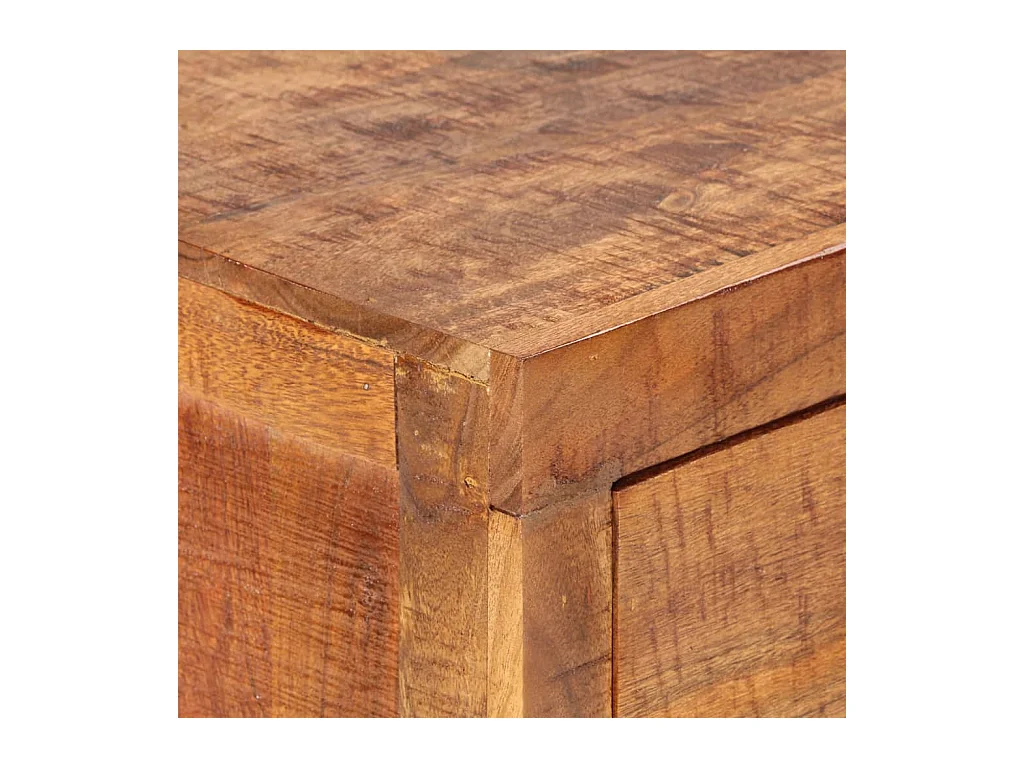 Table console 120x32x80 cm bois massif d'acacia