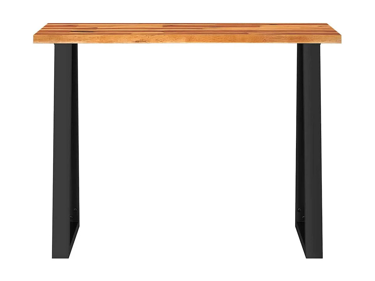 Table console à live edge 110x35x80 cm bois d'acacia solide