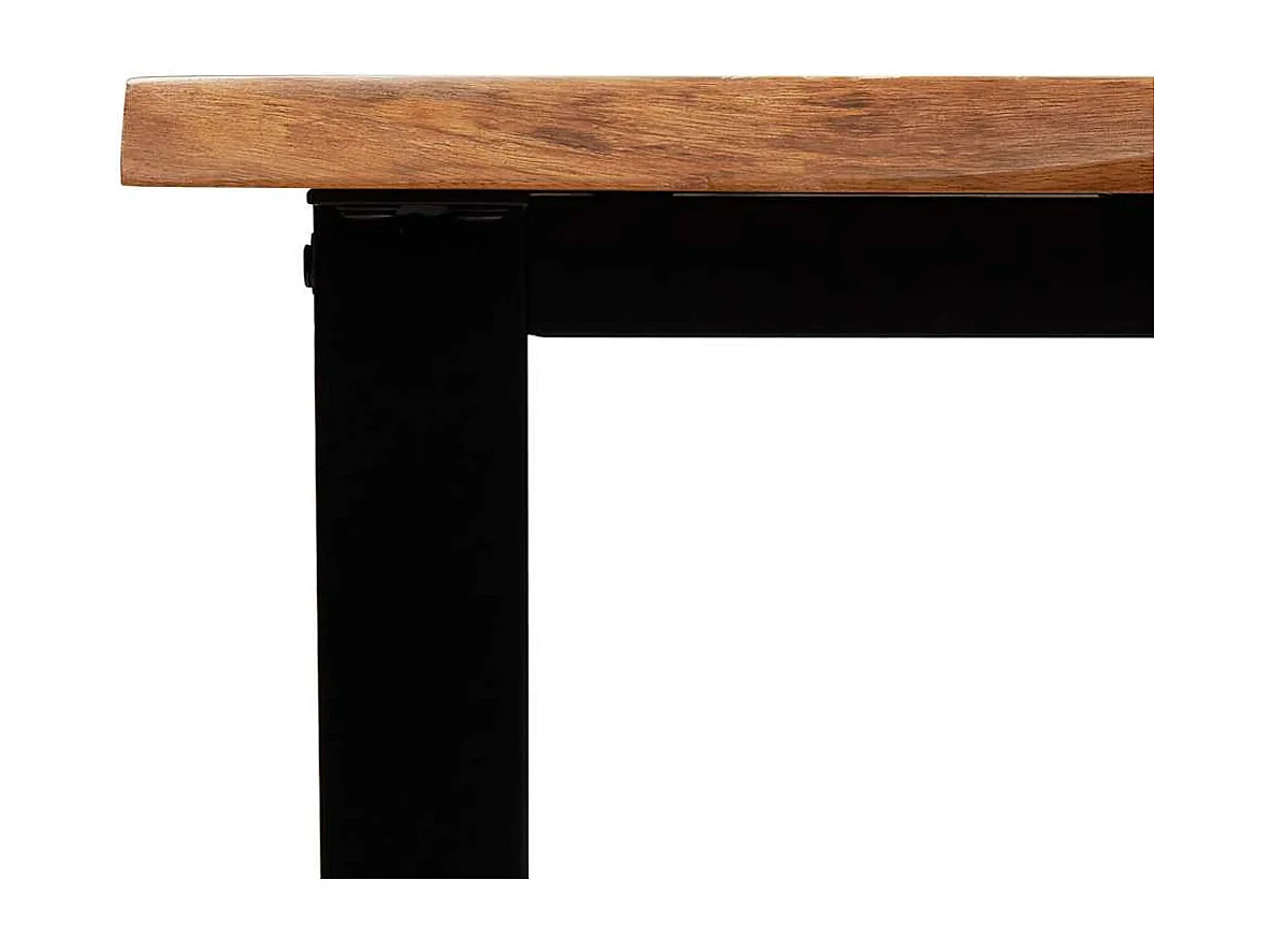 Table console à live edge 110x35x80 cm bois d'acacia solide