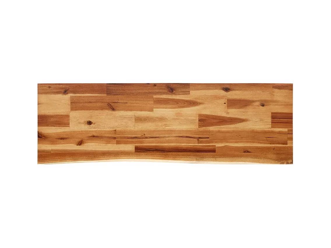 Konsolentisch Baumkante 110x35x80 cm Massivholz Akazie