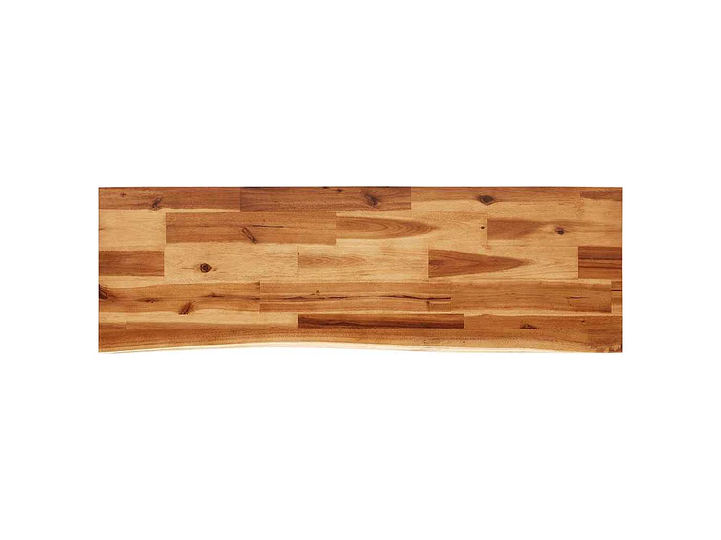 Konsolentisch Baumkante 110x35x80 cm Massivholz Akazie