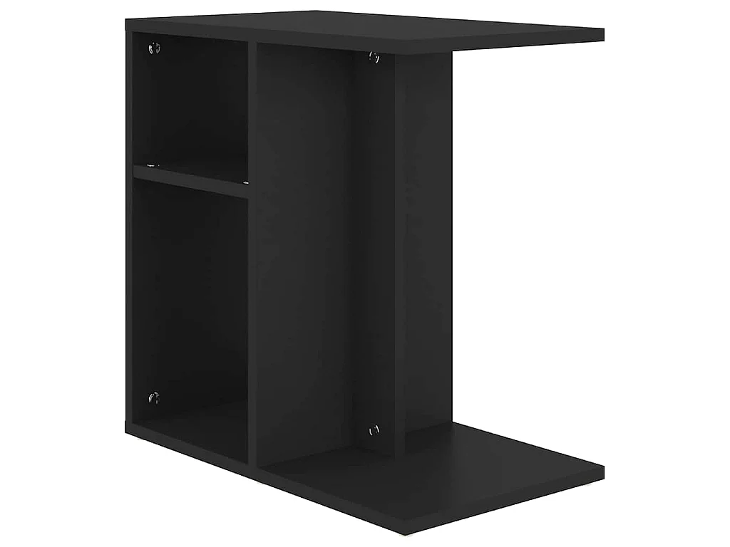 Table d'appoint Noir 50x30x50 cm Bois d’ingénierie
