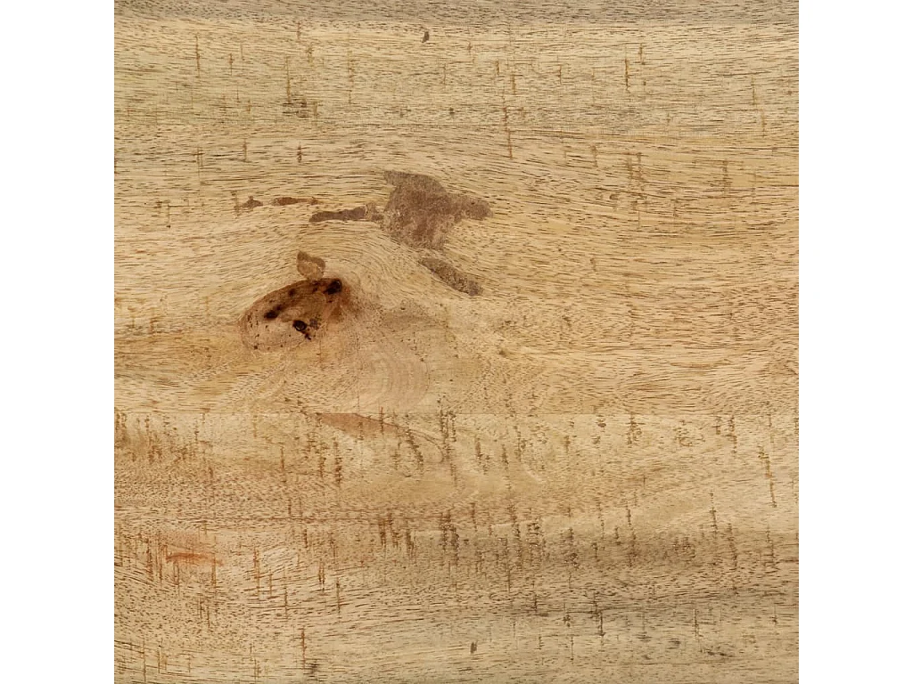 Tavolo Consolle 110x30x75 cm in Legno Massello Grezzo di Mango