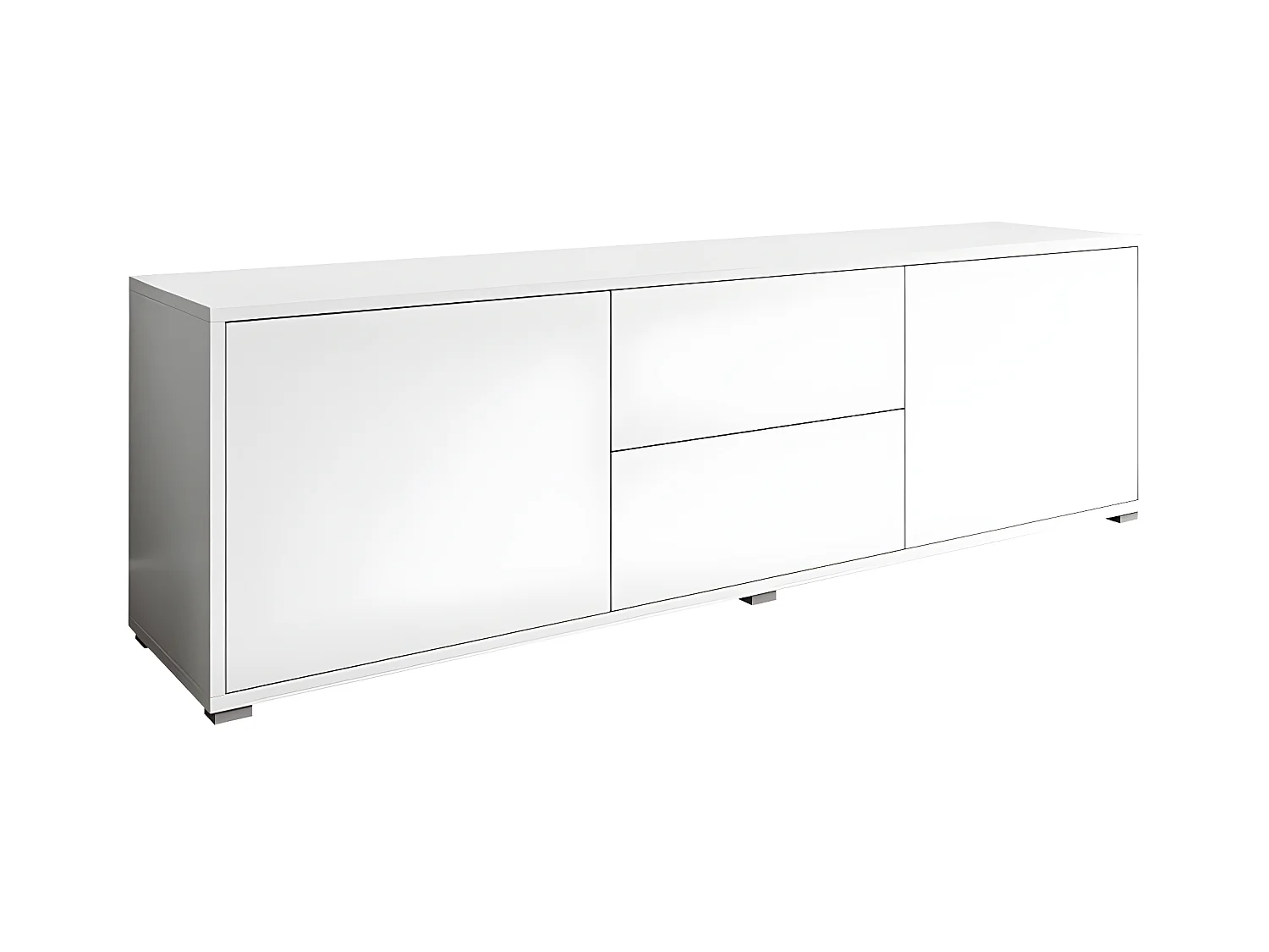 Mobile porta TV Comfivo Fersoe 109, Bianco, 141x50x41cm